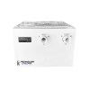 ½ HP (HE) Water Chiller 5,750 BTU/hr 1″ NPT inlet/outlet ports (female threaded PVC) Titanium Heat Exchanger = Reef Tank Safe Recommended operating range ~40°F to ~100°F 56 dBA 6′ Power Cord 110 – 120 Volts / 450 Watts / 3.9 Amps 16.25”W x 14.75”D x 12”H