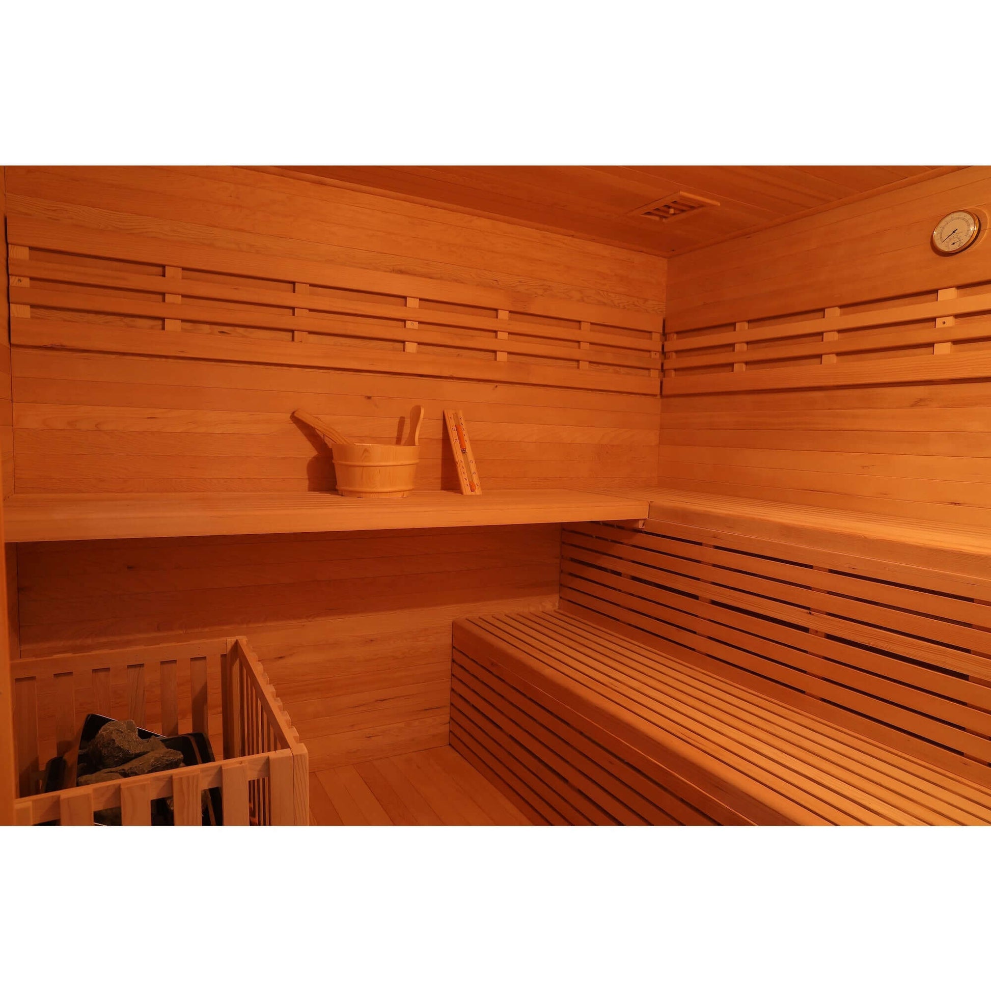 Product Description 01. Introduction This Outdoor Cabin Saunas bring all the beauty, functionality and experience of our classic barrel saunas, but in the cabin format some of our customers prefer. The outdoor cabin saunas fit perfectly on your deck or ba