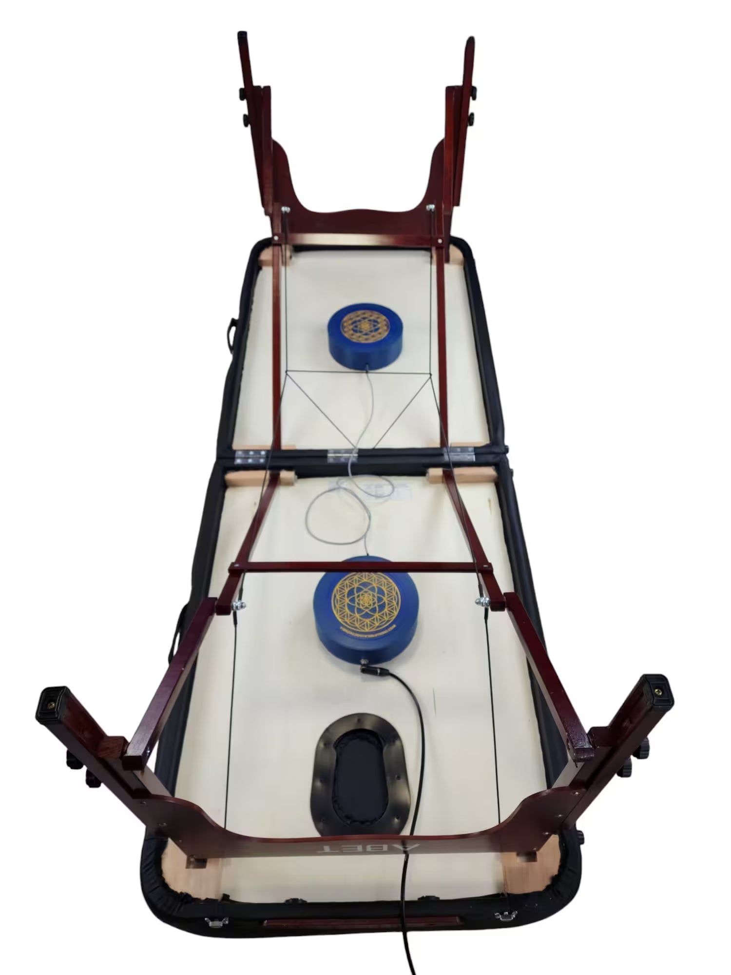 Professional Vibroacoustic Therapy Massage Table Attachment Bundle with Custom Bluetooth Amplifier and 35-Watt RMS Transducers - Transform Any Standard Massage Table into Advanced Sound Healing System Product Summary Experience the future of therapeutic w