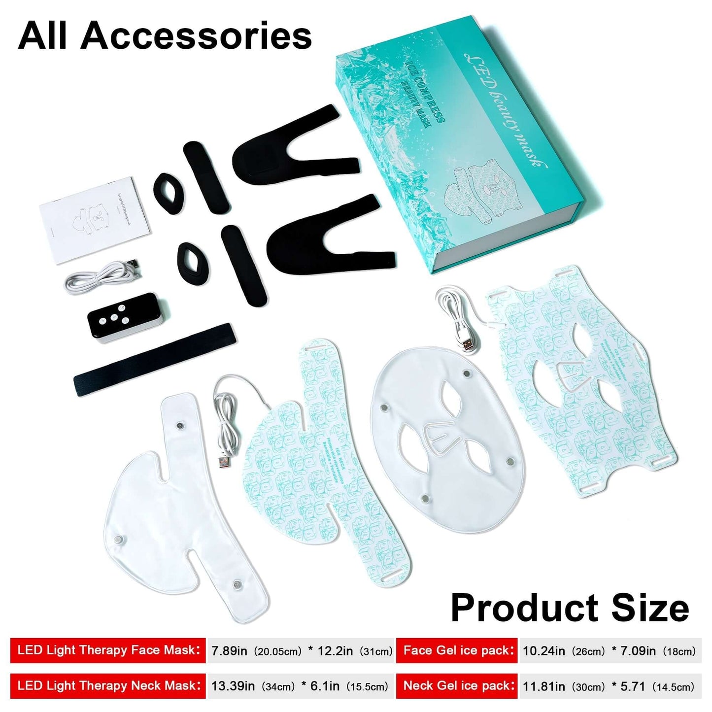 Transform your skincare routine with the LumyHealth IceGlow LED Mask & Neck. Combining soothing cold therapy with targeted LED light wavelengths, this mask helps reduce redness, calm inflammation, and promote a radiant, youthful complexion. Ergonomically