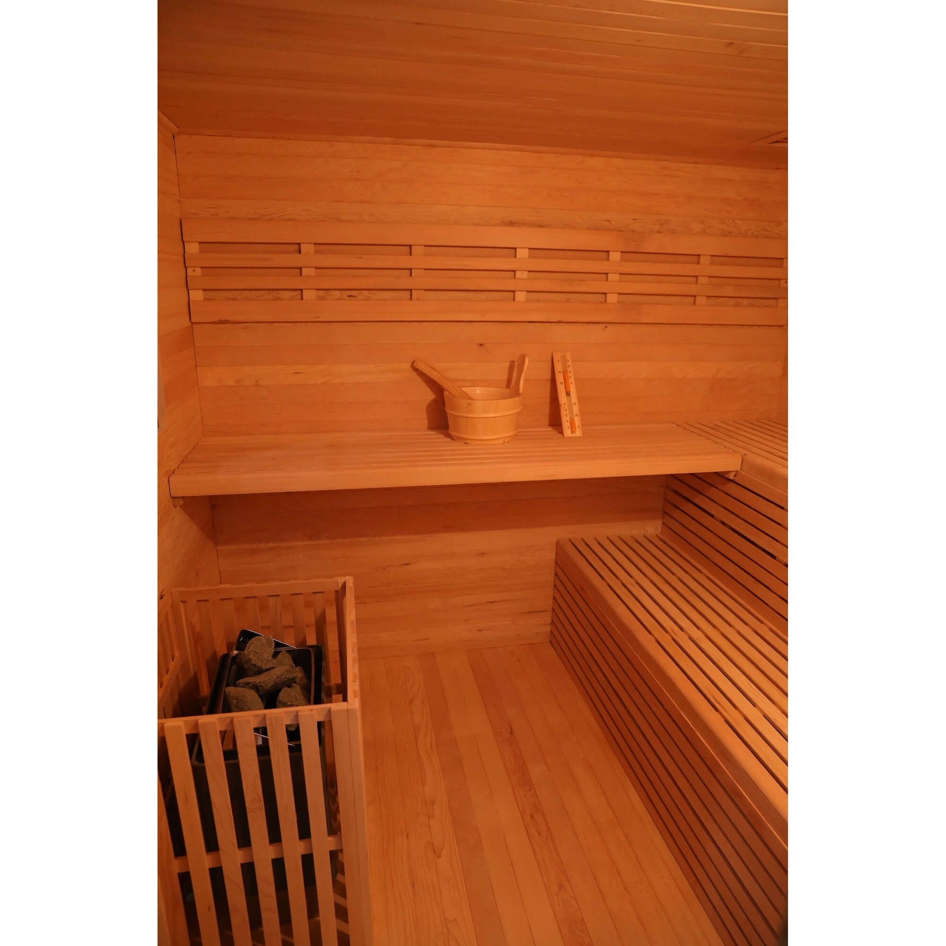 Product Description 01. Introduction This Outdoor Cabin Saunas bring all the beauty, functionality and experience of our classic barrel saunas, but in the cabin format some of our customers prefer. The outdoor cabin saunas fit perfectly on your deck or ba