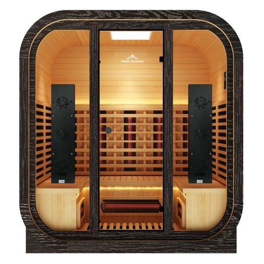 Reach the Peak of Outdoor Luxury with El Capitan Architectural elegance. All-season performance. Wellness without compromise. Introducing the Peak Saunas El Capitan—a meticulously engineered 4-person outdoor infrared sauna that blends spa-grade performanc