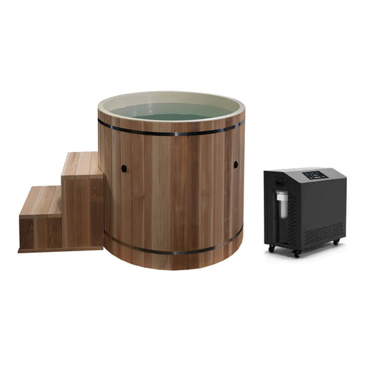 Immerse yourself in the next level of recovery with our state-of-the-art cold plunge pools. Designed for peak performance and ultimate rejuvenation, Dynamic Cold Therapy brings you the power of icy immersion in the comfort of your own space. ** Please not