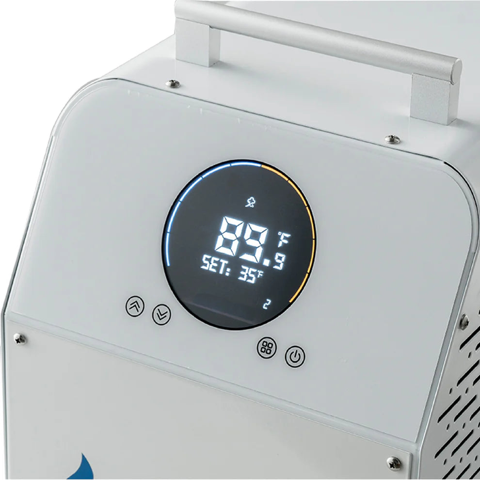 With your DCT chiller you can easily and efficiently cool your water down to a low of 37°F without the daily hassle of obtaining and adding ice! With the mobile app, the chiller can be powered on and controlled anywhere there’s a Wi-Fi connection. Additio