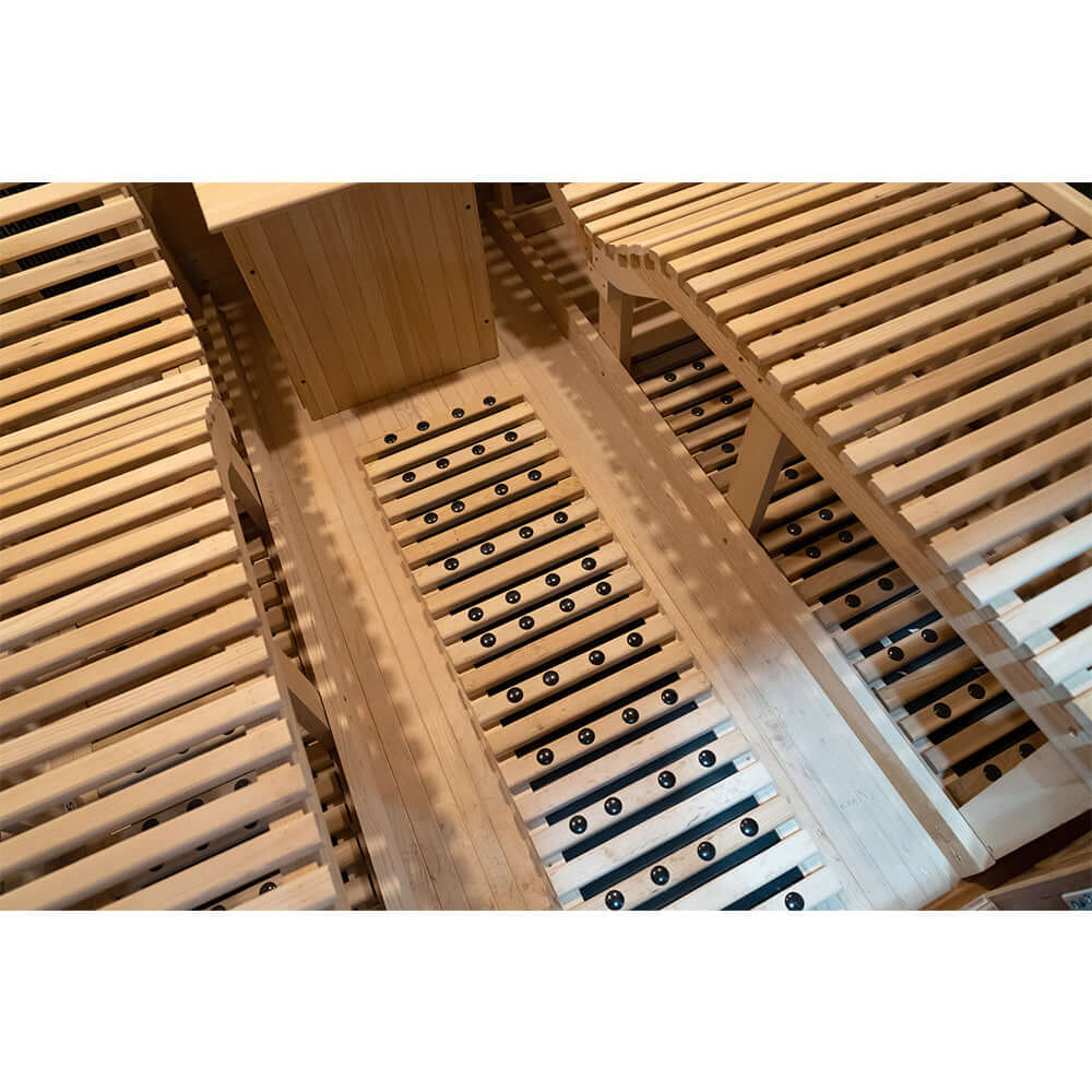 01.Basic Info 02.Product Size 1 people size: 2 people size: 03.Product Details 1.Ceramic tube and Carbon Crystal Heating Plate With high performance, high strength, safety and long service life, the far-infrared bio-spectrum emitted by pure ceramic tubes