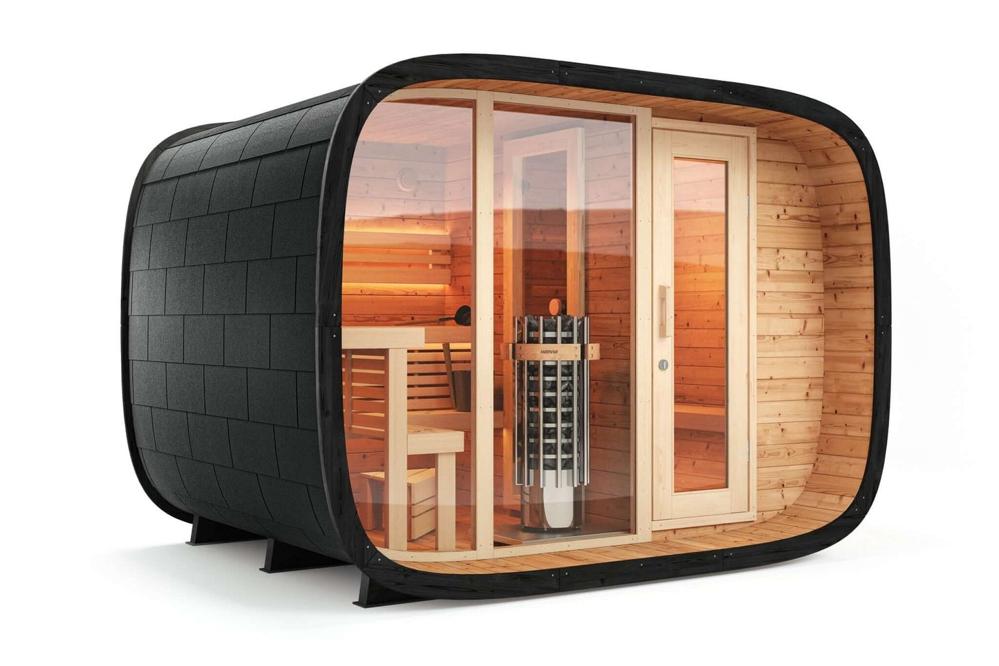 SAUNA EVOLUTION Elegant Serenity Sauna 5 🌟Discover the ultimate relaxation experience with our Elegant Serenity Sauna 5, designed for your comfort and serenity. Here's what makes it stand out:✨ Three-tiered Benches with Skirts: Enjoy the luxurious seatin