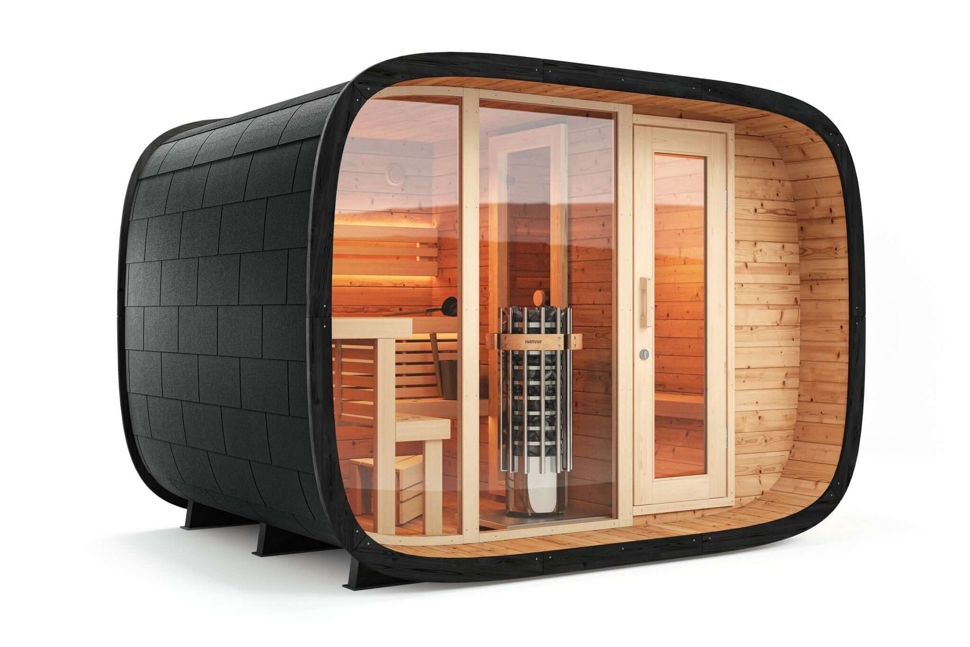 SAUNA EVOLUTION Elegant Serenity Sauna 5 🌟Discover the ultimate relaxation experience with our Elegant Serenity Sauna 5, designed for your comfort and serenity. Here's what makes it stand out:✨ Three-tiered Benches with Skirts: Enjoy the luxurious seatin