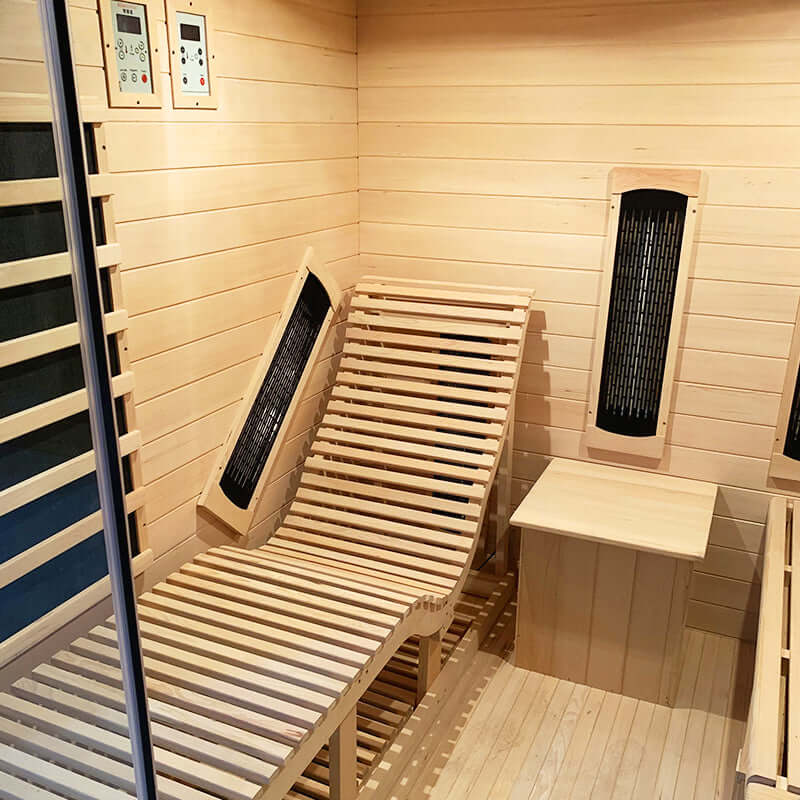 Product Description 1.Introduction Steam and Far-infrared Suit CombinationCompared to ordinary dry steam room,experience better(not too dry).Faster the ascension oftemperature and humidity,and temperature can beadjusted through the control panel,humidity