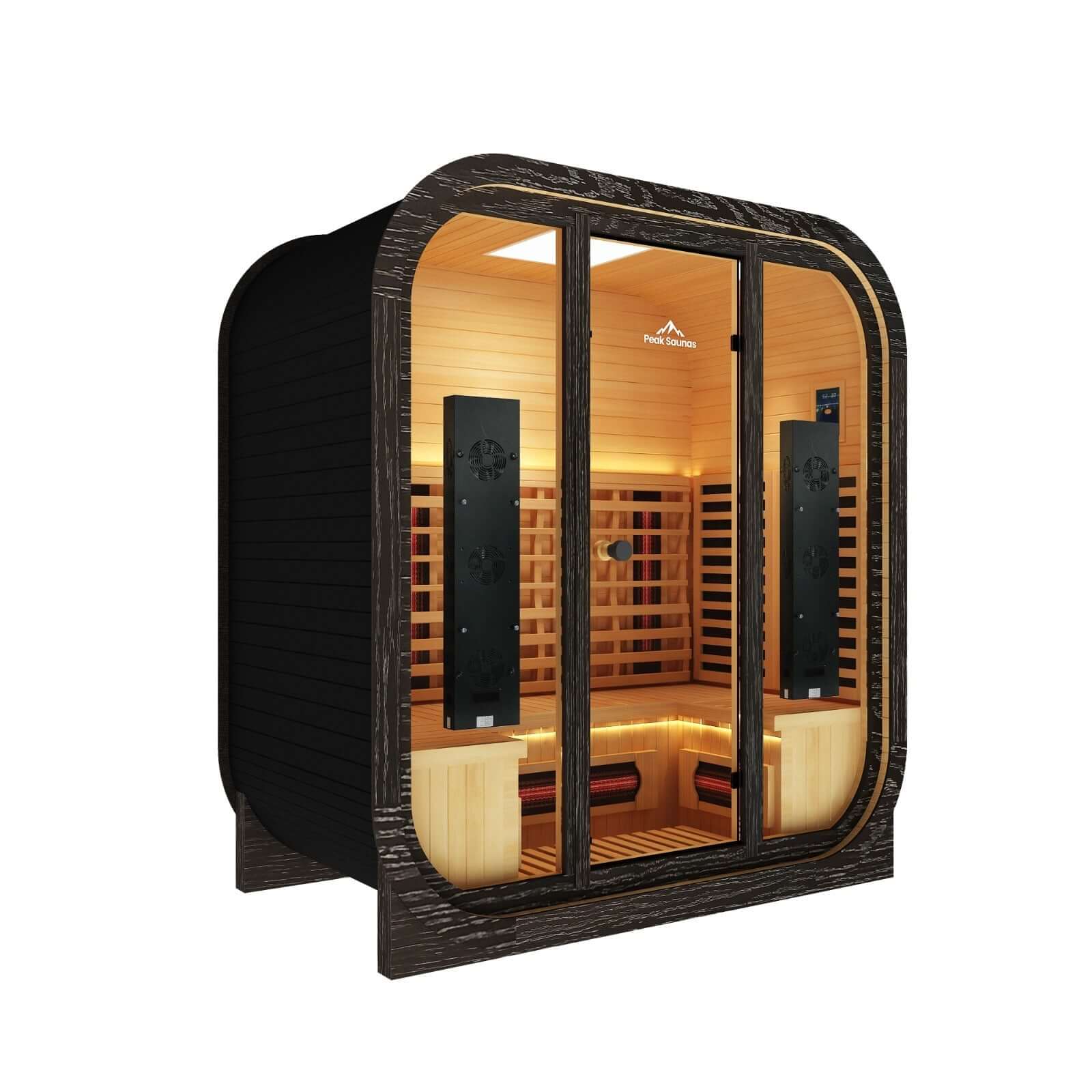 Reach the Peak of Outdoor Luxury with El Capitan Architectural elegance. All-season performance. Wellness without compromise. Introducing the Peak Saunas El Capitan—a meticulously engineered 4-person outdoor infrared sauna that blends spa-grade performanc