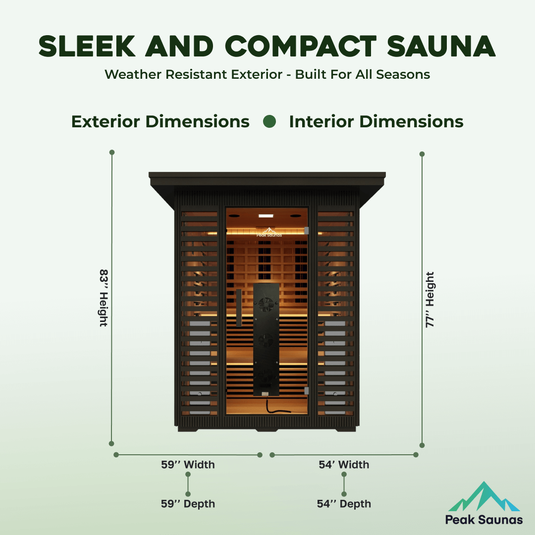 Reach the Peak of Outdoor Luxury with Kilimanjaro Expansive. Architectural. Unapologetically premium. Introducing the Peak Saunas Kilimanjaro—a commanding 5-person outdoor infrared sauna that redefines what’s possible in open-air wellness. Built for famil