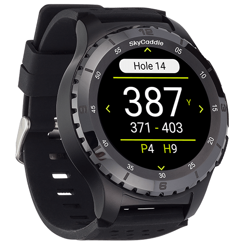 Golf’s largest and brightest color touchscreen measuring 1.39” (3.5 cm) Preloaded with over 35,000 of SkyGolf's ground-verified, error-corrected maps for unmatched accuracy Full HD graphics for stunning HoleVue® and IntelliGreen® imagery Powered by ultra-