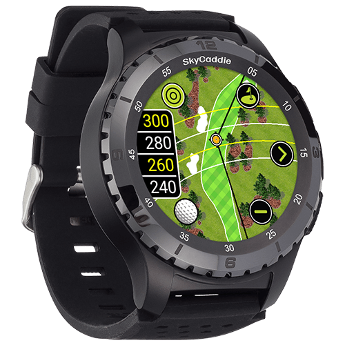 Golf’s largest and brightest color touchscreen measuring 1.39” (3.5 cm) Preloaded with over 35,000 of SkyGolf's ground-verified, error-corrected maps for unmatched accuracy Full HD graphics for stunning HoleVue® and IntelliGreen® imagery Powered by ultra-
