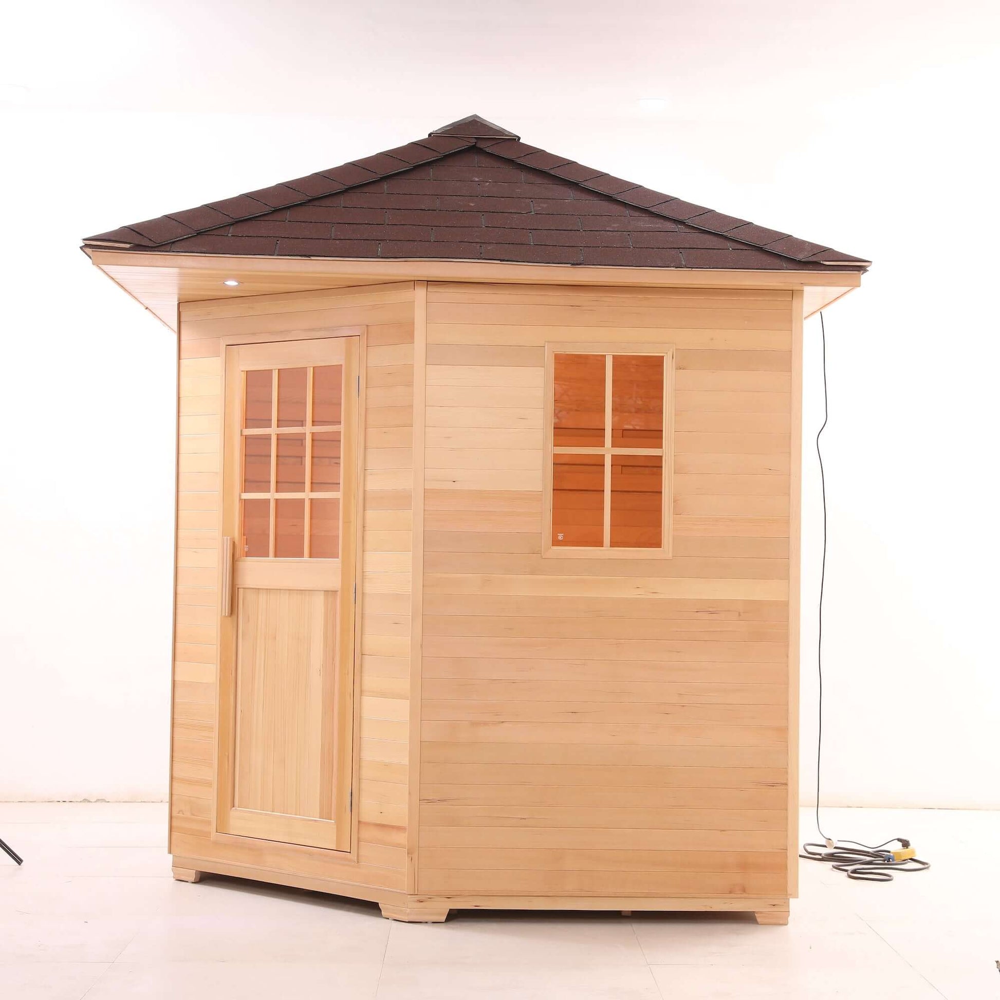 Product Description 01. Introduction This Outdoor Cabin Saunas bring all the beauty, functionality and experience of our classic barrel saunas, but in the cabin format some of our customers prefer. The outdoor cabin saunas fit perfectly on your deck or ba