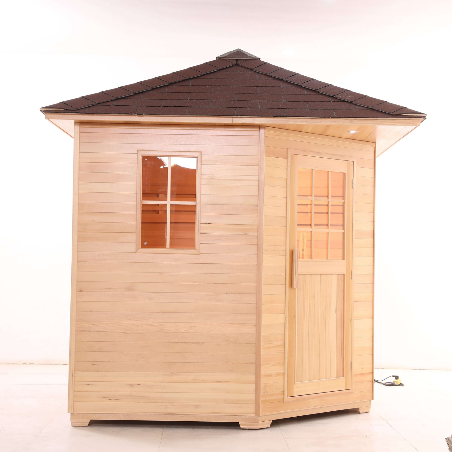 Product Description 01. Introduction This Outdoor Cabin Saunas bring all the beauty, functionality and experience of our classic barrel saunas, but in the cabin format some of our customers prefer. The outdoor cabin saunas fit perfectly on your deck or ba