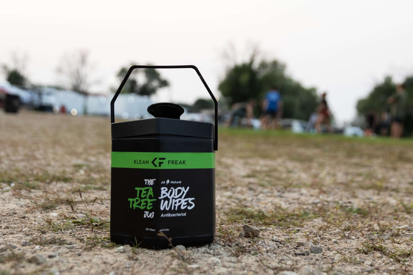 The Jug...made for all of those high traffic areas. Have your own in house gym, kids or going camping? Maybe you want this jug under your sink just because you are that big of a Klean Freak. Jug Details 120 wipes (all wipes in same bag) 6”x11” size wipe 7