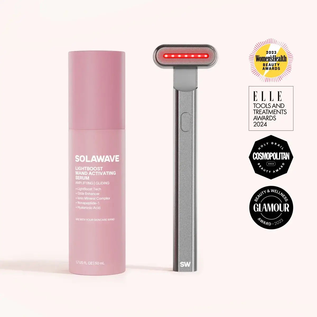 This award-winning Skincare Wand uses 4 advanced technologies to visibly soften fine lines, boost radiance, and refresh tired skin. With a rotating head and built-in timer, you're in control of where results appear. After 8 weeks, visibly reduces: Fine li
