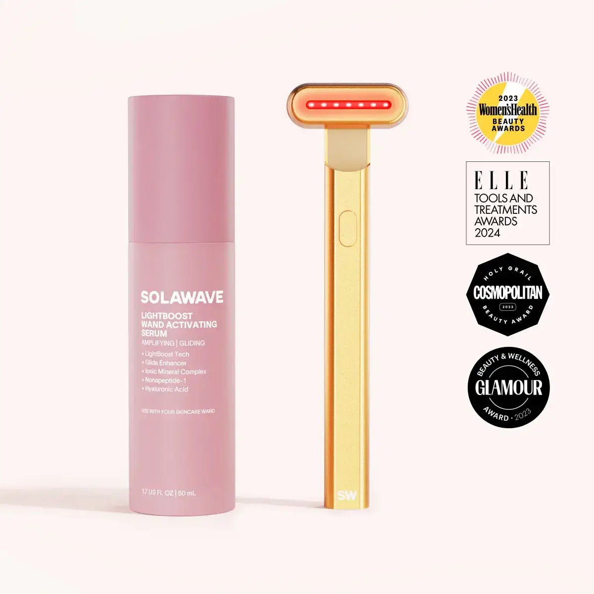 This award-winning Skincare Wand uses 4 advanced technologies to visibly soften fine lines, boost radiance, and refresh tired skin. With a rotating head and built-in timer, you're in control of where results appear. After 8 weeks, visibly reduces: Fine li