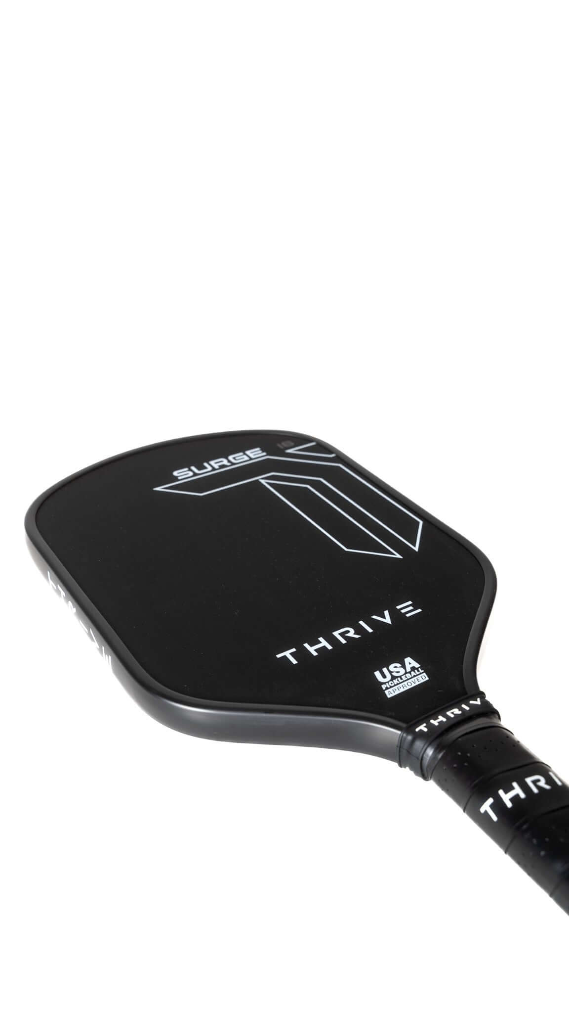 The SURGE is the perfect combination of control, spin, and power in an ALL COURT PADDLE. This hybrid shape 16mm paddle is perfectly weighted and balanced to suit all levels of players. By allowing the player to choose a specific swing weights, it allows t