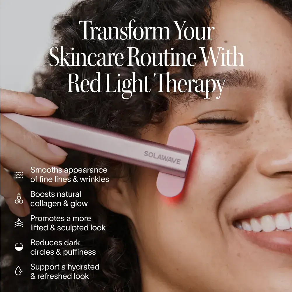 This award-winning Skincare Wand uses 4 advanced technologies to visibly soften fine lines, boost radiance, and refresh tired skin. With a rotating head and built-in timer, you're in control of where results appear. After 8 weeks, visibly reduces: Fine li