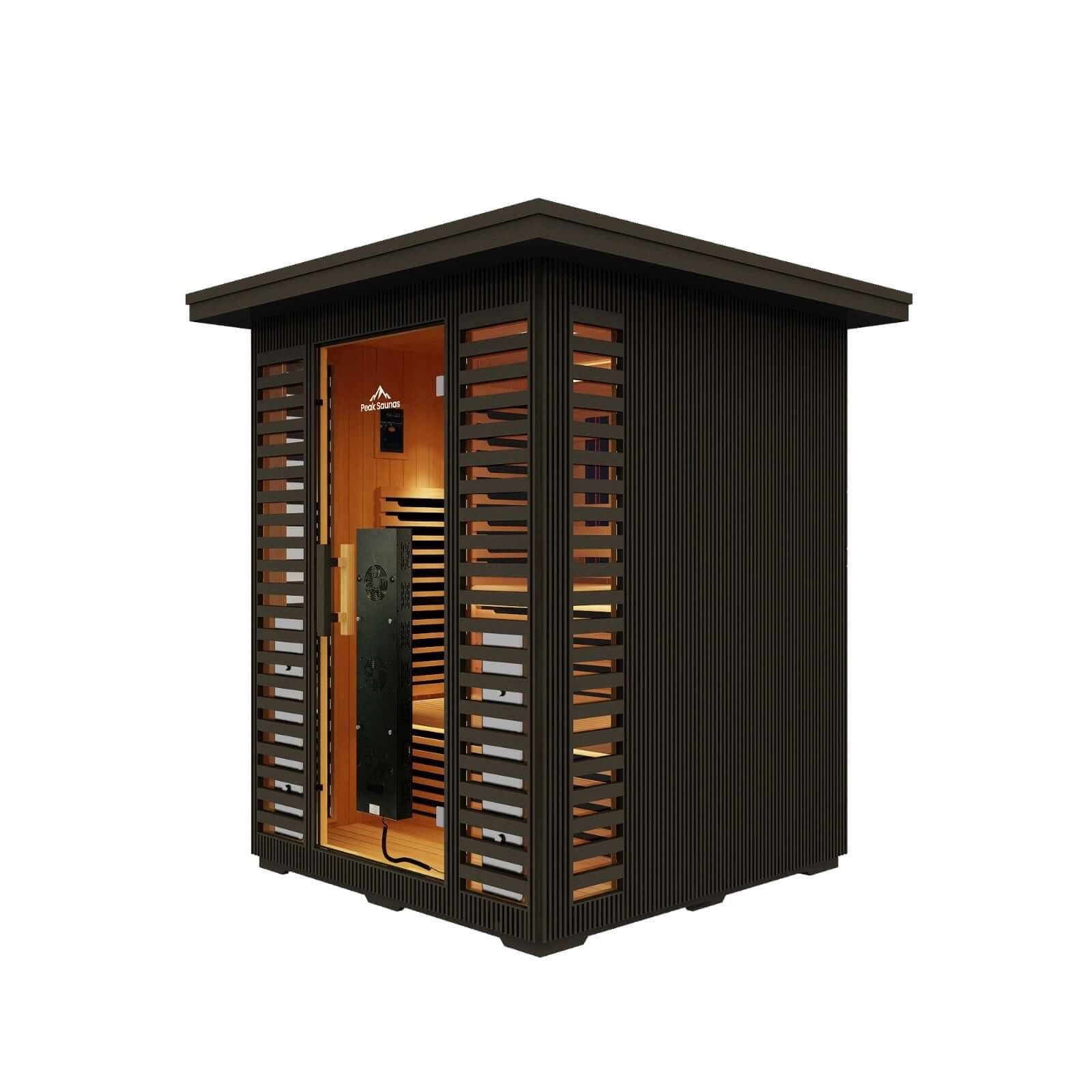 Reach the Peak of Outdoor Luxury with Kilimanjaro Expansive. Architectural. Unapologetically premium. Introducing the Peak Saunas Kilimanjaro—a commanding 5-person outdoor infrared sauna that redefines what’s possible in open-air wellness. Built for famil