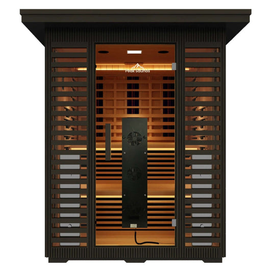 Reach the Peak of Outdoor Luxury with Kilimanjaro Expansive. Architectural. Unapologetically premium. Introducing the Peak Saunas Kilimanjaro—a commanding 5-person outdoor infrared sauna that redefines what’s possible in open-air wellness. Built for famil