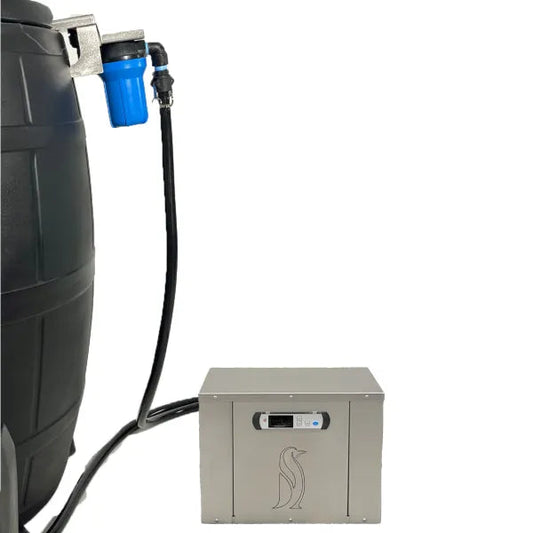 Effortless Cold Therapy: Penguin Chillers Barrel Chiller Package Ditch the Ice, Embrace the Chill: Experience effortless cold therapy with our complete ice barrel chiller system, designed for seamless compatibility with your favorite barrel. Get this all-