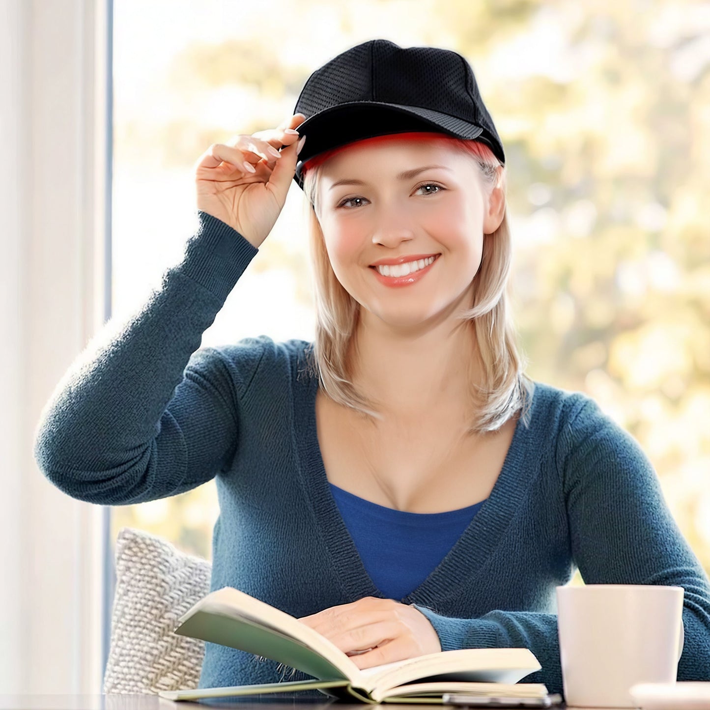 The LUMYHEALTH LED Therapy Cap for Hair Growth utilizes advanced low-level light therapy (LLLT) to stimulate hair follicles and promote natural hair regrowth. Designed for both men and women experiencing hair thinning or loss, this cap offers a non-invasi