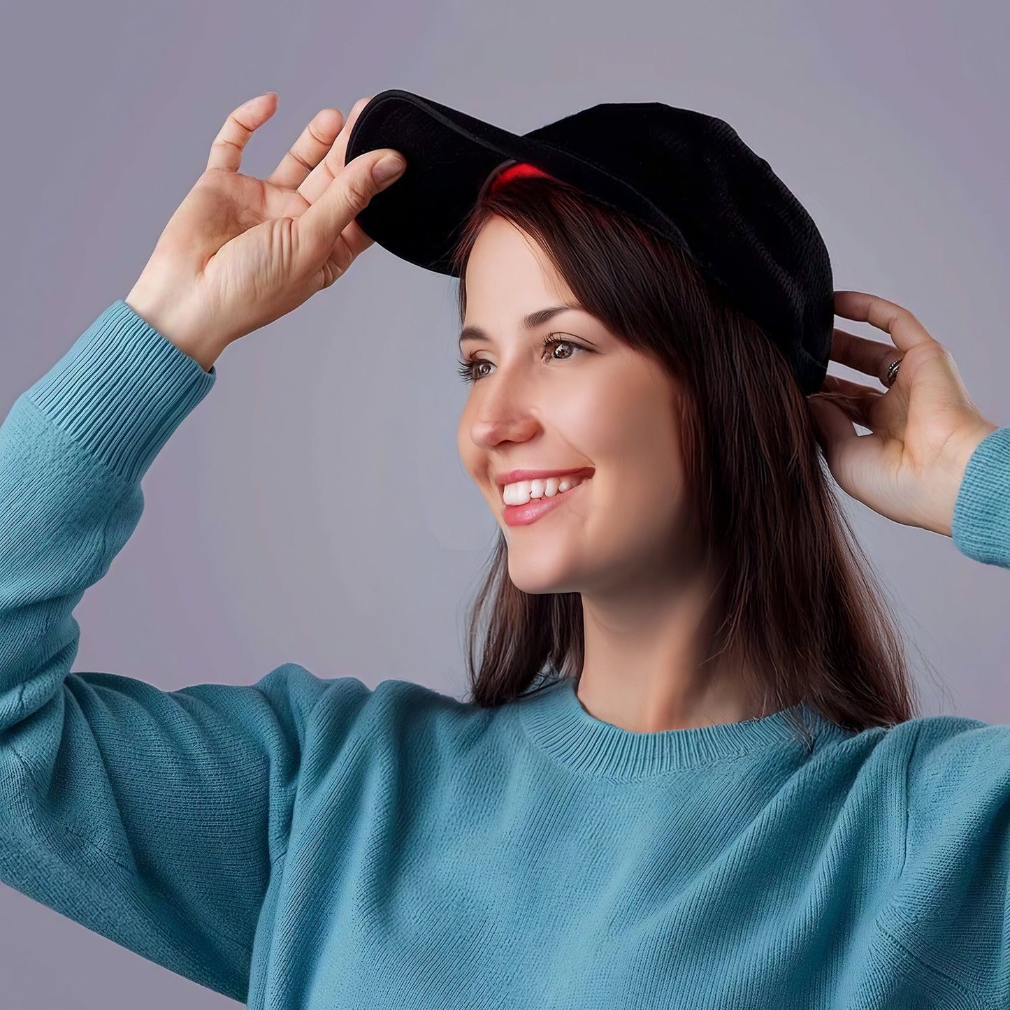 The LUMYHEALTH LED Therapy Cap for Hair Growth utilizes advanced low-level light therapy (LLLT) to stimulate hair follicles and promote natural hair regrowth. Designed for both men and women experiencing hair thinning or loss, this cap offers a non-invasi