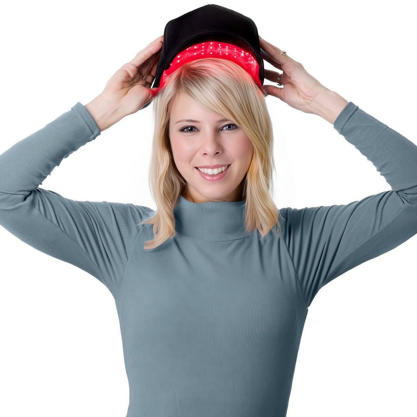 The LUMYHEALTH LED Therapy Cap for Hair Growth utilizes advanced low-level light therapy (LLLT) to stimulate hair follicles and promote natural hair regrowth. Designed for both men and women experiencing hair thinning or loss, this cap offers a non-invasi