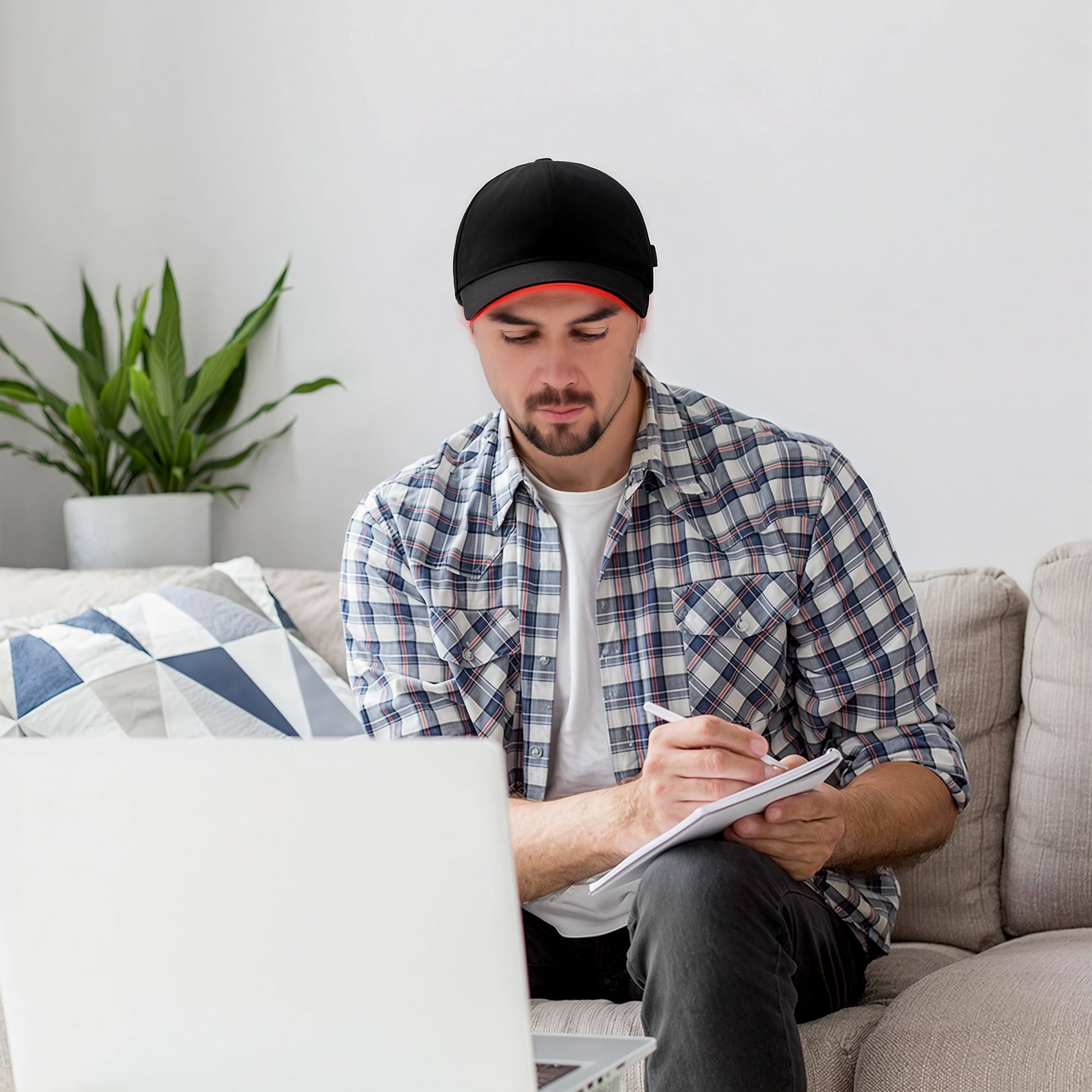 The LUMYHEALTH LED Therapy Cap for Hair Growth utilizes advanced low-level light therapy (LLLT) to stimulate hair follicles and promote natural hair regrowth. Designed for both men and women experiencing hair thinning or loss, this cap offers a non-invasi