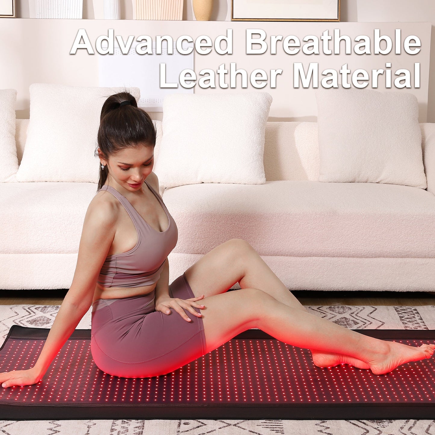 Perfect for Everyone: With its spacious 71.4 x 33.0-inch size, this red light therapy mat offers unmatched versatility and convenience. Whether you're soothing sore muscles post-workout, enhancing relaxation during a spa session, or enjoying therapy on th