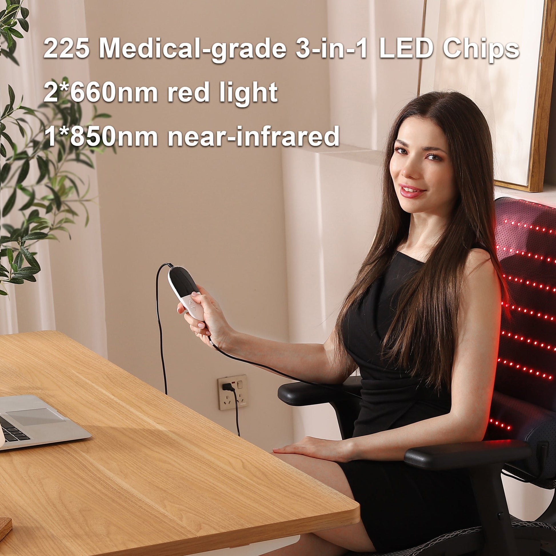 Product Dimensions and Features: Our red light therapy mat measures 19.0 x 35.8 inches and includes a 2.8-inch neck support for optimal relaxation. Flip the pad over to target lower back tension, providing a cost-effective solution for full-body relaxatio