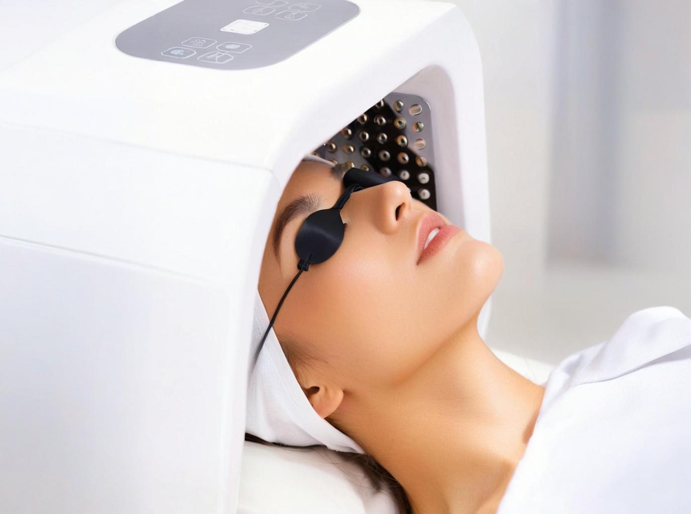 The 8-in-1 Color LED Light Therapy device offers a comprehensive approach to skin and body care through the use of various light wavelengths. This non-invasive therapy is designed to: •Enhance facial and full-body skin health: Stimulates collagen producti