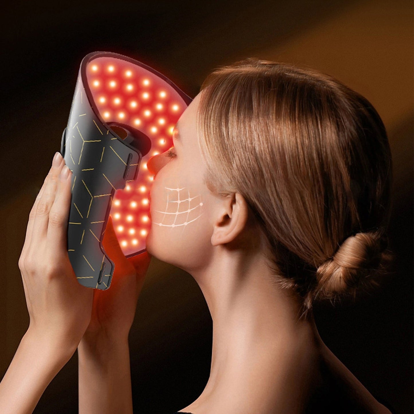 Reduces the appearance of pigmentation and redness Reduces active acne, blemishes and inflammation Reduces fine lines and wrinkles Promotes healthier, younger-looking skin 8 colors light therapy FDA Approved