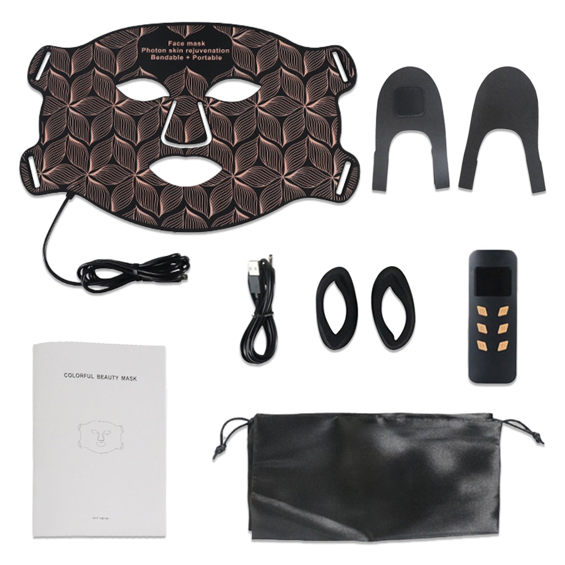 Reduces the appearance of pigmentation and redness Reduces active acne, blemishes and inflammation Reduces fine lines and wrinkles Promotes healthier, younger-looking skin 8 colors light therapy FDA Approved