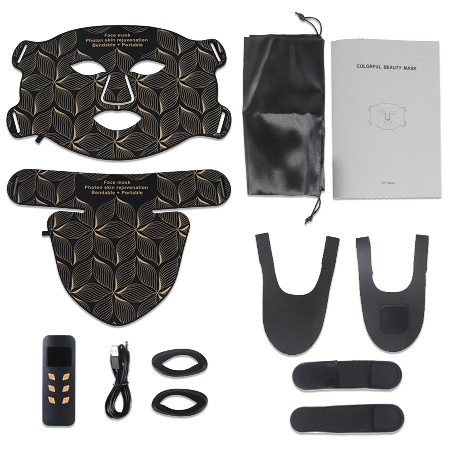 Reduces the appearance of pigmentation and redness Reduces active acne, blemishes and inflammation Reduces fine lines and wrinkles Promotes healthier, younger-looking skin 8 colors light therapy FDA Approved