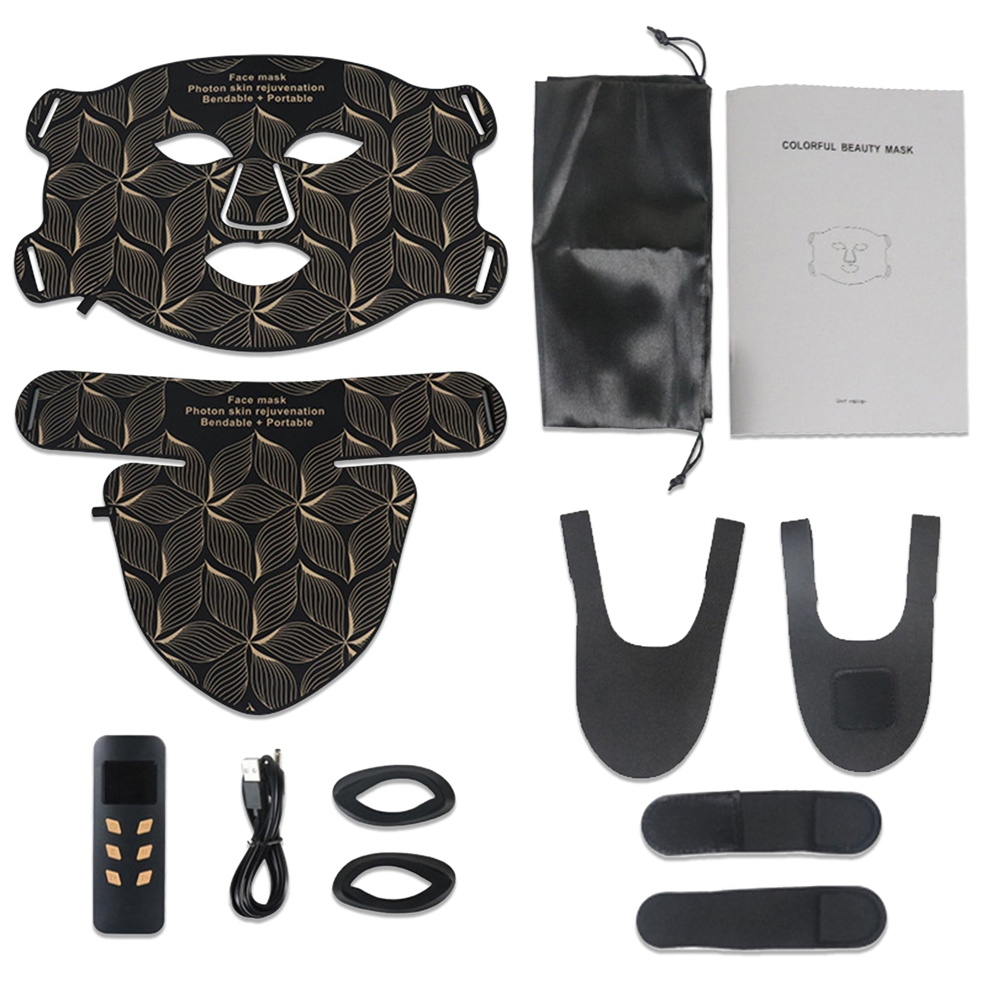 Reduces the appearance of pigmentation and redness Reduces active acne, blemishes and inflammation Reduces fine lines and wrinkles Promotes healthier, younger-looking skin 8 colors light therapy FDA Approved