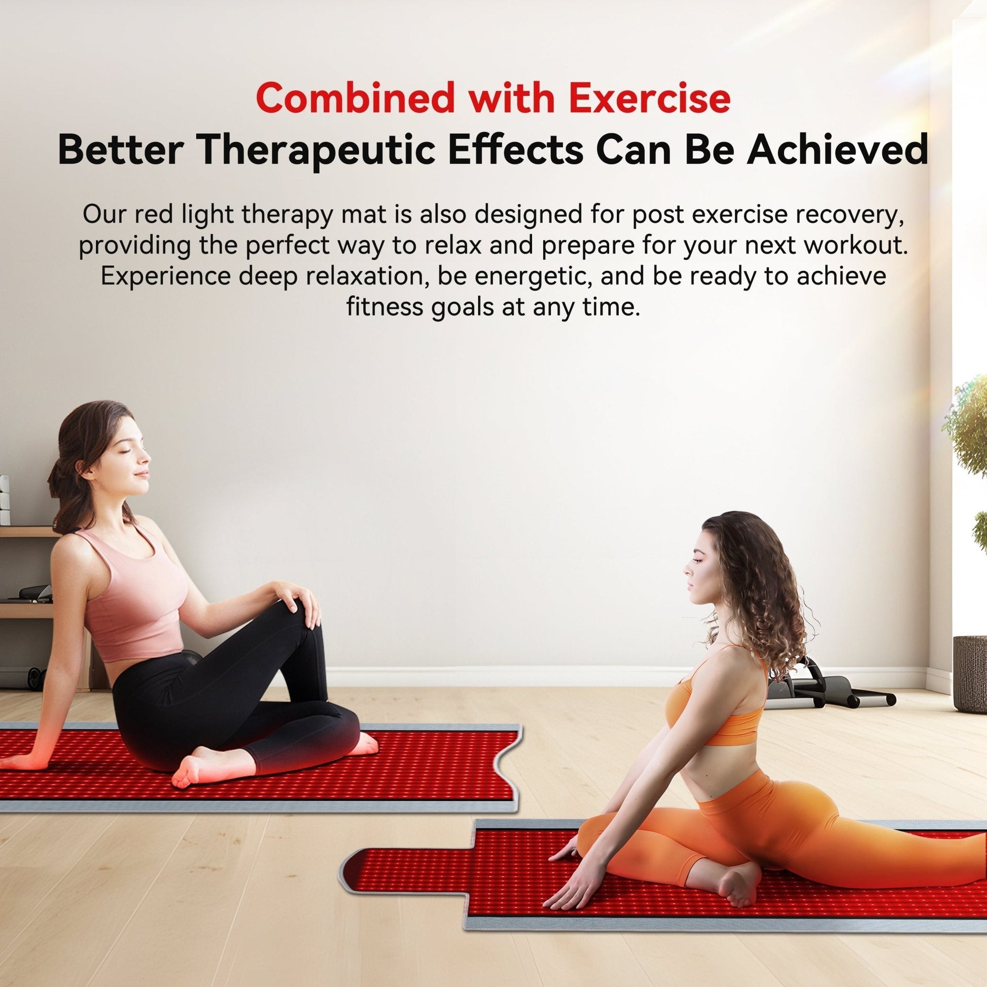 Whole-Body Red Light Therapy for Home Use: Experience the benefits of the Whole-Body Red Light Therapy Mat, featuring 2,570 light beads emitting dual wavelengths (660nm and 850nm). This innovative spectrum delivers comprehensive therapy, effectively addre