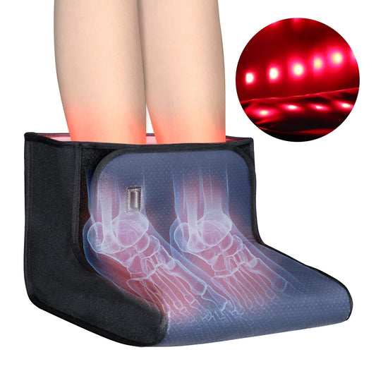 Targeted Red Light Therapy for Feet: Specially designed to alleviate foot discomfort, this device features an ergonomic, foot-shaped design that ensures complete and comfortable coverage. It’s perfect for soothing pain from jogging, hiking, standing for e