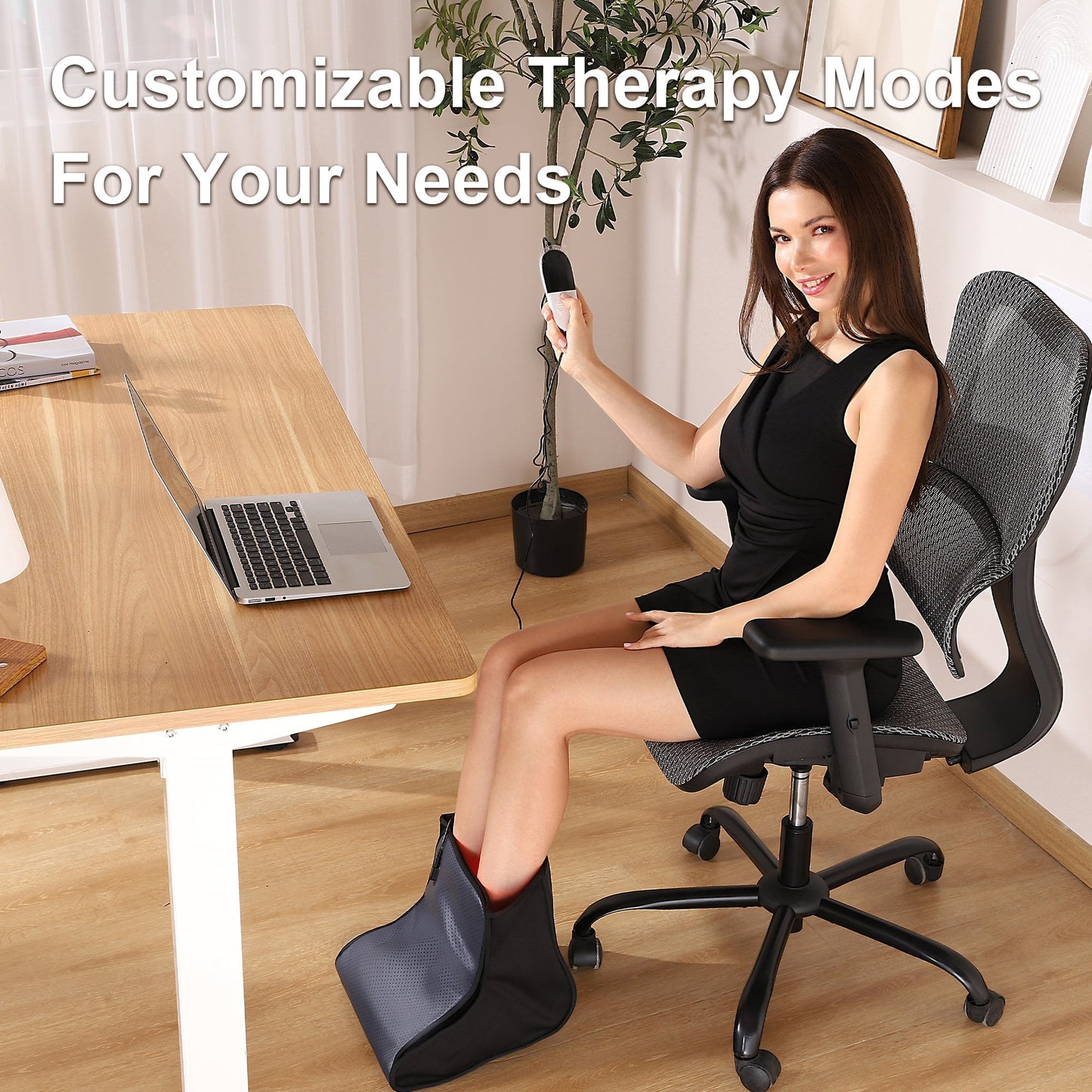 Targeted Red Light Therapy for Feet: Specially designed to alleviate foot discomfort, this device features an ergonomic, foot-shaped design that ensures complete and comfortable coverage. It’s perfect for soothing pain from jogging, hiking, standing for e
