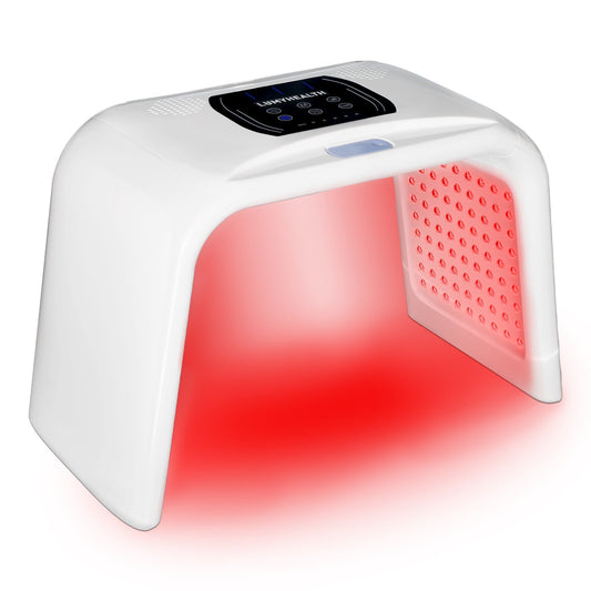 The 8-in-1 Color LED Light Therapy device offers a comprehensive approach to skin and body care through the use of various light wavelengths. This non-invasive therapy is designed to: •Enhance facial and full-body skin health: Stimulates collagen producti