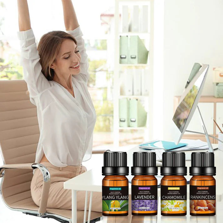 5 Product Benefits — Massage Essential Oil Kit for Red Light Therapy Synergistic Fusion of Touch & LightOur carefully crafted essential oil blends enhance skin absorption and relaxation when used with red light therapy, amplifying therapeutic benefits for