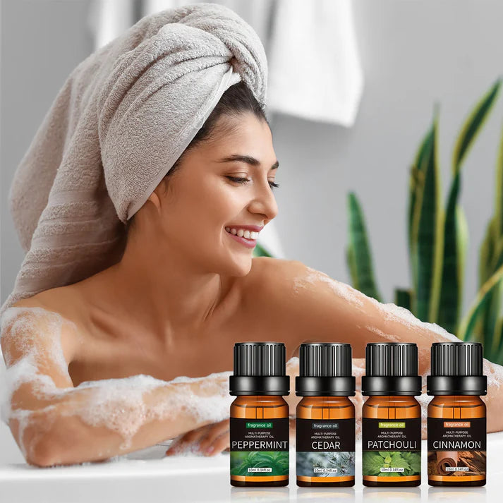 5 Product Benefits — Massage Essential Oil Kit for Red Light Therapy Synergistic Fusion of Touch & LightOur carefully crafted essential oil blends enhance skin absorption and relaxation when used with red light therapy, amplifying therapeutic benefits for