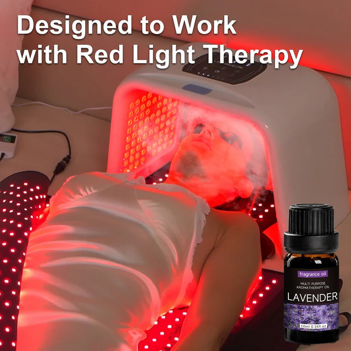 5 Product Benefits — Massage Essential Oil Kit for Red Light Therapy Synergistic Fusion of Touch & LightOur carefully crafted essential oil blends enhance skin absorption and relaxation when used with red light therapy, amplifying therapeutic benefits for