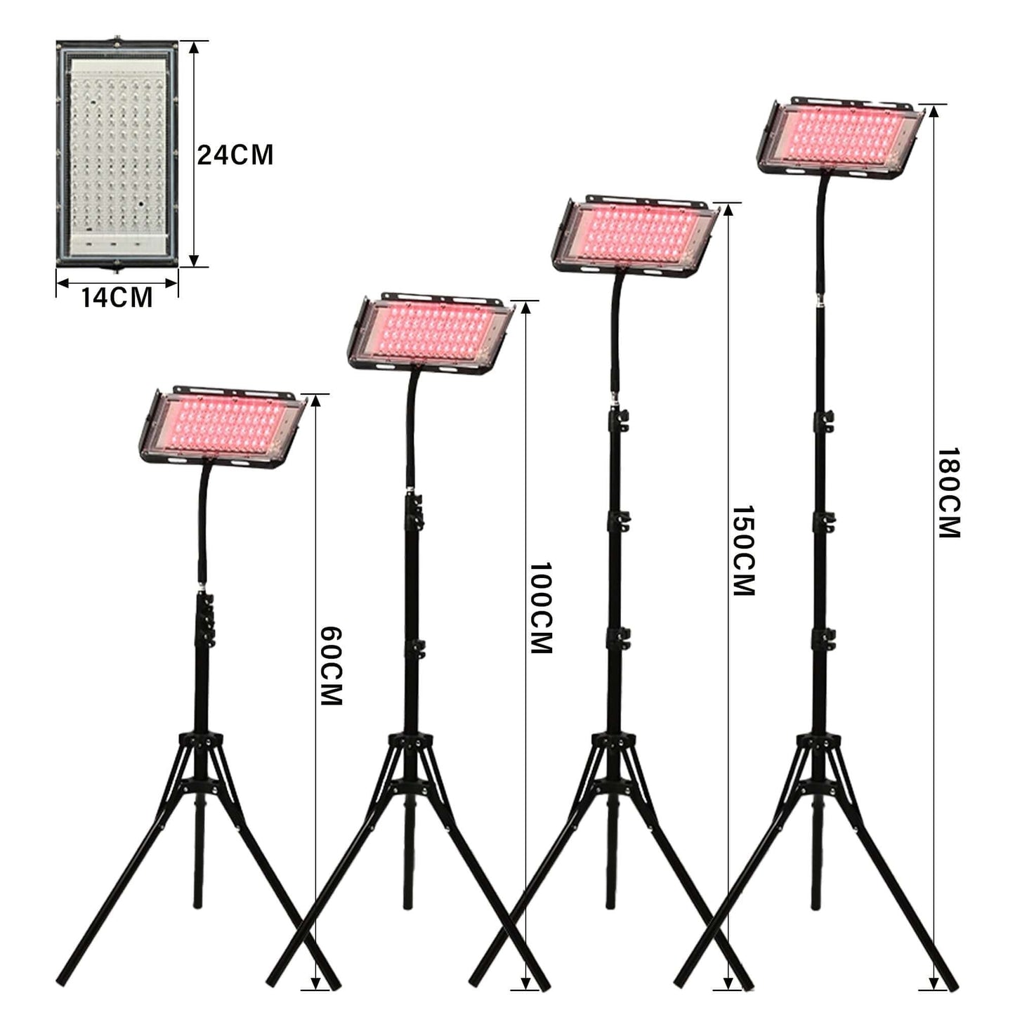 The Red and Infrared Light Therapy Lamp Panel with Stand from LumyHealth is a versatile and powerful therapy tool designed to enhance your wellness routine. Combining red (630nm) and near-infrared (850nm) light, this lamp promotes pain relief, muscle reco