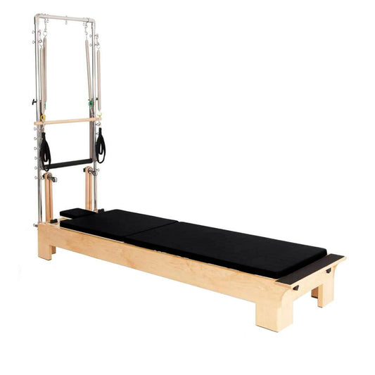 Get to the forefront and make a leap of quality in the Pilates experience with our new reformer, an exclusive and modern design thought to offer the best benefits to the professionals of the sector. CHARACTERISTICS: Top quality rock maple wood. Smooth, qu