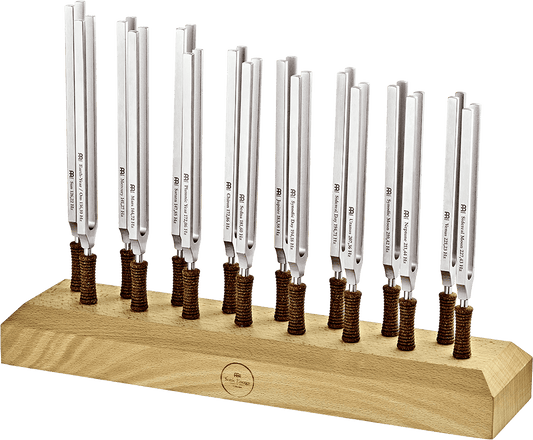 Embark on your journey into sound healing, acupressure, and vibrational therapy with this comprehensive 16-tuning fork set, offering all sixteen planetary tunings! Each tuning fork in this set is a Planetary Tuned Tuning Fork, manufactured in Germany acco