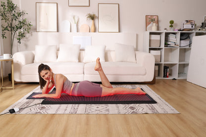 Perfect for Everyone: With its spacious 71.4 x 33.0-inch size, this red light therapy mat offers unmatched versatility and convenience. Whether you're soothing sore muscles post-workout, enhancing relaxation during a spa session, or enjoying therapy on th