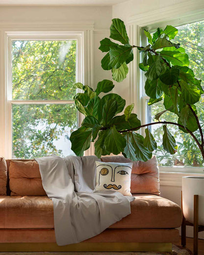 A perfect fit for our 12lb Weighted Throw or 15lb & 20lb Weighted Blankets (note, not the Comforters!) Our cool, easy-to-wash, cotton cover protects your Baloo with style and ease - without adding heat!