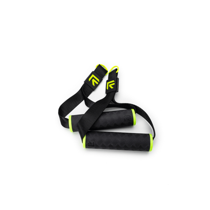 The Ex Kit by Rage Fitness is a revolutionary resistance & recovery kit. The Ex Kit is a complete home gym equipment solution, a lightweight design conveniently packed into a nylon-padded durable "gym in a bag" featuring a zipper pocket, webbing handle, a